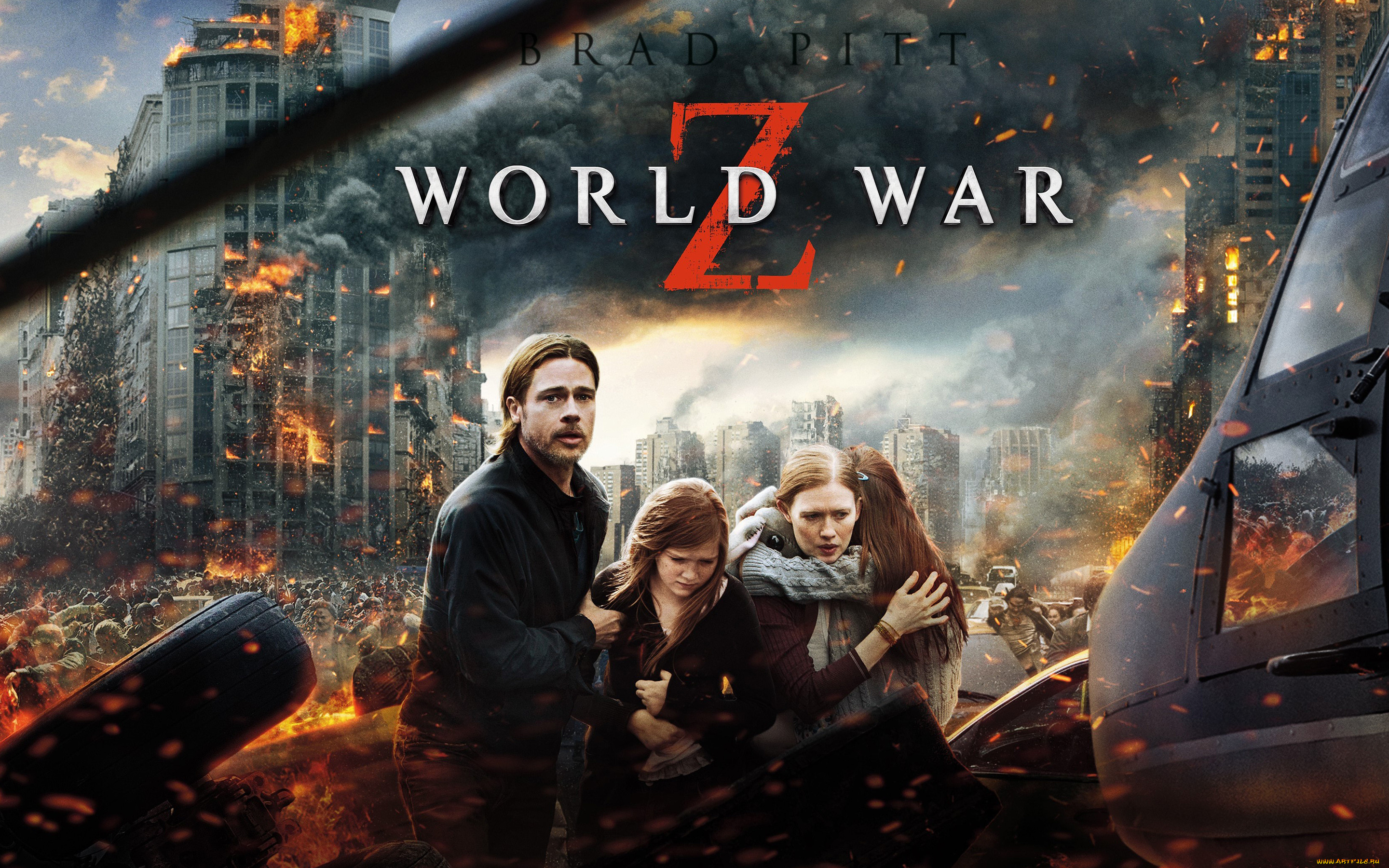 Обои World War Z Кино Фильмы World War Z, обои для рабочего стола,  фотографии world, war, кино, фильмы, война, миров, z Обои для рабочего  стола, скачать обои картинки заставки на рабочий стол.